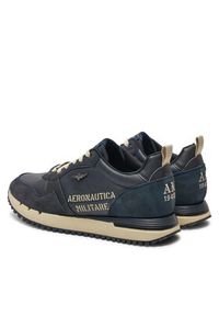 Aeronautica Militare Sneakersy 242SC283CT3384 Granatowy. Kolor: niebieski. Materiał: skóra