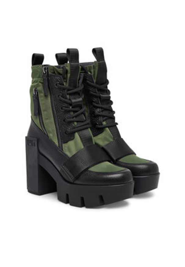 United Nude Trzewiki Grip Combat Mid 10962904165 Khaki. Kolor: brązowy. Materiał: skóra