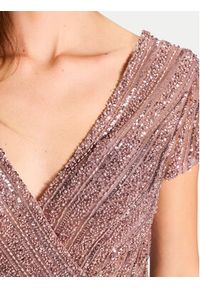 Hey Kyla Sukienka wieczorowa 5AJ002HK Różowy Regular Fit. Kolor: różowy. Materiał: syntetyk. Styl: wizytowy #7