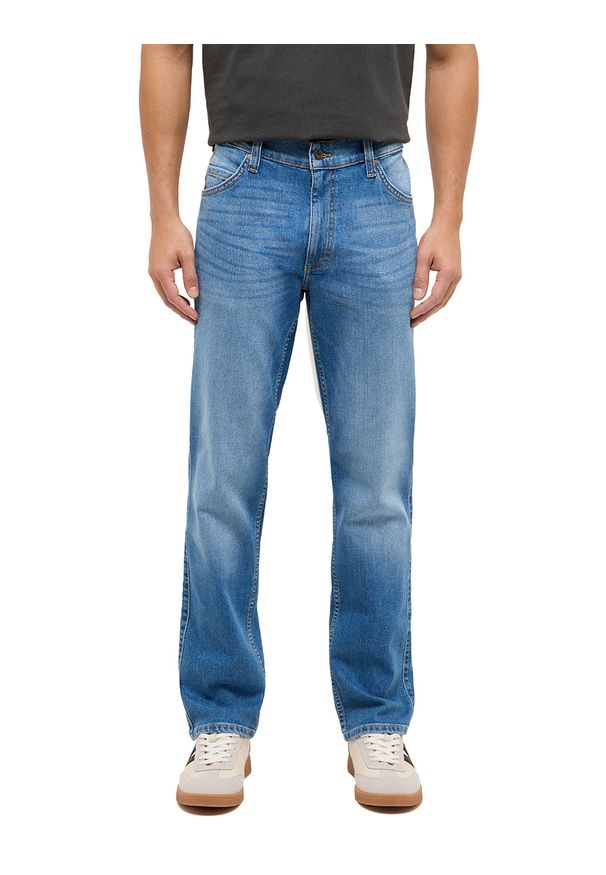 Męskie Spodnie jeansowe Mustang Style Tramper Straight Denim Blue 1017440 5000 582