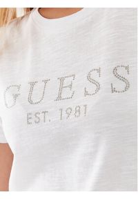Guess T-Shirt W3GI76 K8G01 Biały Regular Fit. Kolor: biały. Materiał: bawełna #4