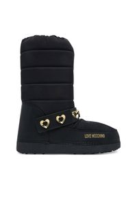 Love Moschino - Śniegowce LOVE MOSCHINO. Kolor: czarny