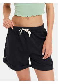 Roxy Szorty materiałowe Sweetest Day ERJNS03588 Czarny Regular Fit. Kolor: czarny. Materiał: bawełna #1