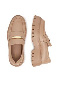 DeeZee Loafersy HY19001-2 Beżowy. Kolor: beżowy. Materiał: skóra #2