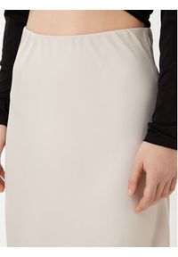 Pieces Spódnica midi Franan 17116541 Beżowy Regular Fit. Kolor: beżowy. Materiał: syntetyk #2