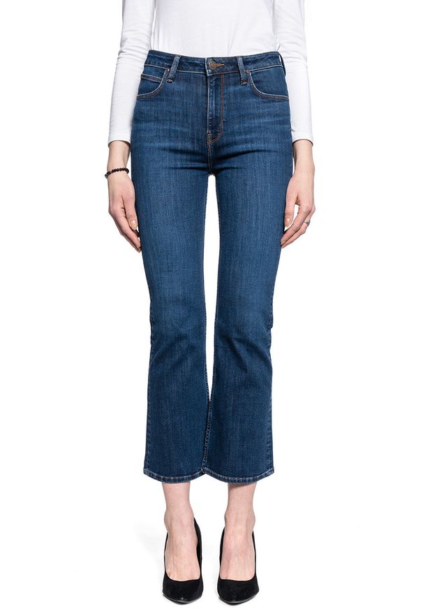 Lee - LEE KICKED FLARE DAMSKIE SPODNIE JEANSOWE L30TMOHW 112106719