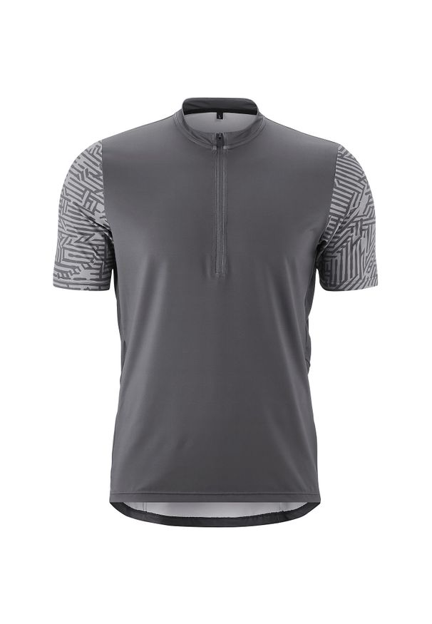 GONSO - Koszulka z zamkiem błyskawicznym 1/2 Gonso Adventure. Kolor: szary. Sport: kolarstwo
