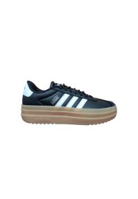 Adidas - Kapcie ADIDAS VL COURT BOLD Czarny. Kolor: czarny. Materiał: tkanina, skóra. Styl: sportowy