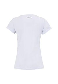 TECNIFIBRE - Koszulka sportowa damska Tecnifibre 22WCUTE22. Kolor: biały. Materiał: bawełna. Długość rękawa: krótki rękaw. Długość: krótkie