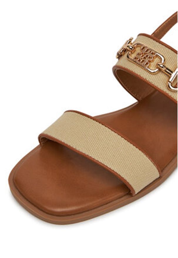 Nine West Sandały 678322-CCC Beżowy. Kolor: beżowy. Materiał: materiał