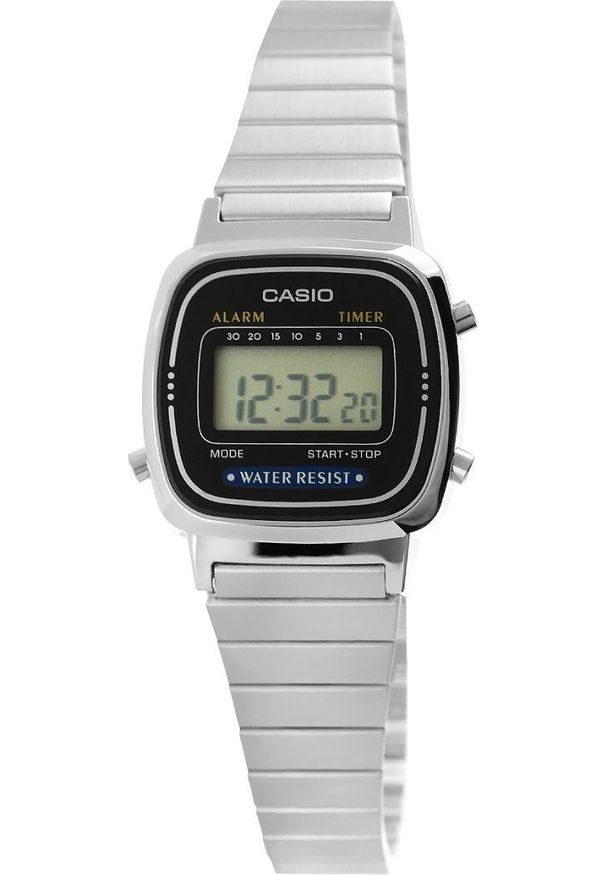 Zegarek Casio Zegarek Damski CASIO Collection Retro LA670WD-1DF. Styl: retro