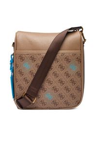 Guess Saszetka HMMICT P5417 Beżowy. Kolor: beżowy. Materiał: skóra #6