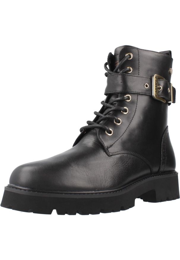 Carmela - CARMELA 162598C Czarny. Kolor: czarny. Materiał: tkanina, skóra. Styl: sportowy