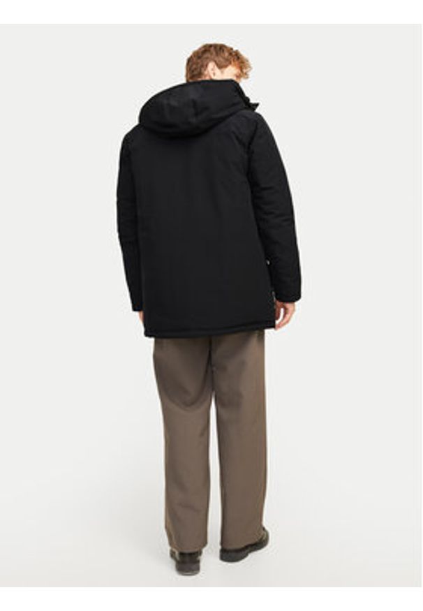Jack & Jones Parka Trek 12256992 Czarny Regular Fit. Kolor: czarny. Materiał: syntetyk