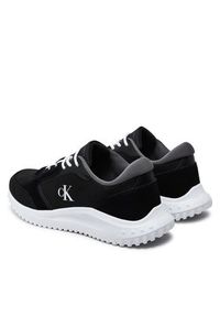 Calvin Klein Jeans Sneakersy Eva Runner Low Mg Wmm YM0YM01145 Czarny. Kolor: czarny. Materiał: skóra #4
