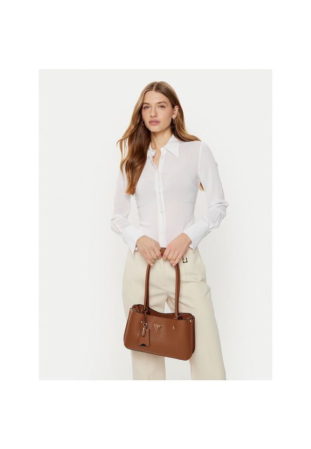 Torebka Guess. Kolor: brązowy