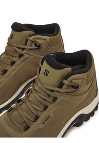 salomon - Salomon Trekkingi Shelter Waterproof L47974000 Khaki. Kolor: brązowy. Materiał: materiał. Sport: turystyka piesza #5