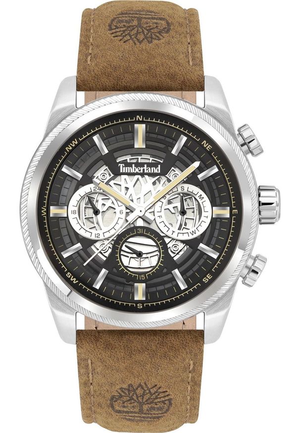 Zegarek Timberland Zegarek męski Timberland TBL.TDWGF2200704 brązowy. Kolor: brązowy