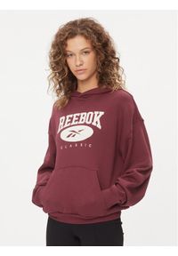 Reebok Bluza Classics Big Logo HZ8101 Czerwony Relaxed Fit. Kolor: czerwony. Materiał: bawełna