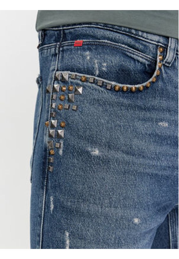 Hugo Jeansy Hugo 708 50507479 Niebieski Slim Fit. Kolor: niebieski