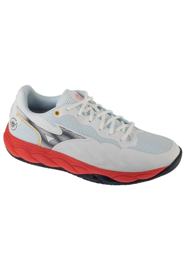 Mizuno - Buty do tenisa męskie, Wave Enforce Court AC Tennis. Kolor: biały. Model: Mizuno Wave. Sport: tenis