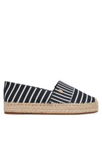 TOMMY HILFIGER - Tommy Hilfiger Espadryle Th Platform Espadrille Stripes FW0FW09143 Granatowy. Kolor: niebieski. Materiał: materiał. Obcas: na platformie #1
