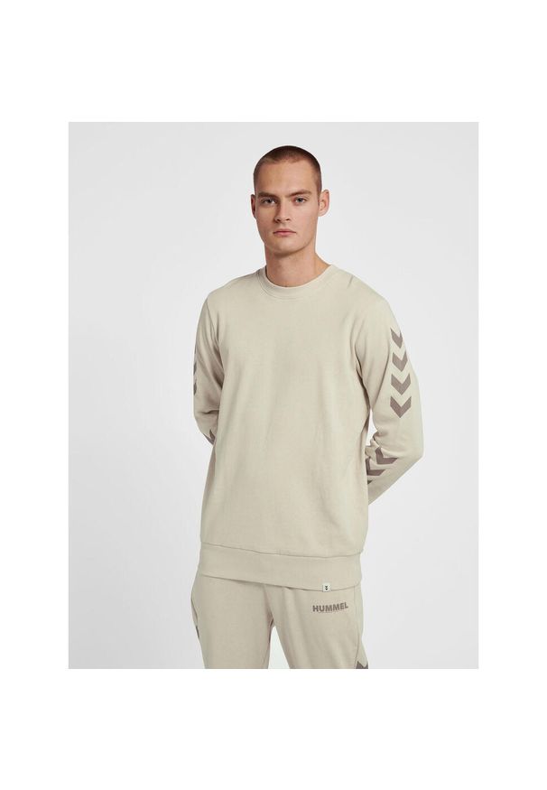 Bluza fitness dla dorosłych Hummel hml LEGACY chevron. Kolor: szary. Sport: fitness