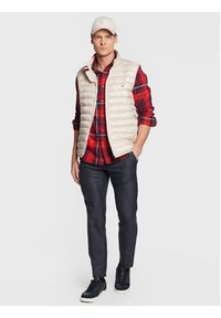 TOMMY HILFIGER - Tommy Hilfiger Chinosy Hampton MW0MW29664 Granatowy Slim Fit. Kolor: niebieski. Materiał: wiskoza