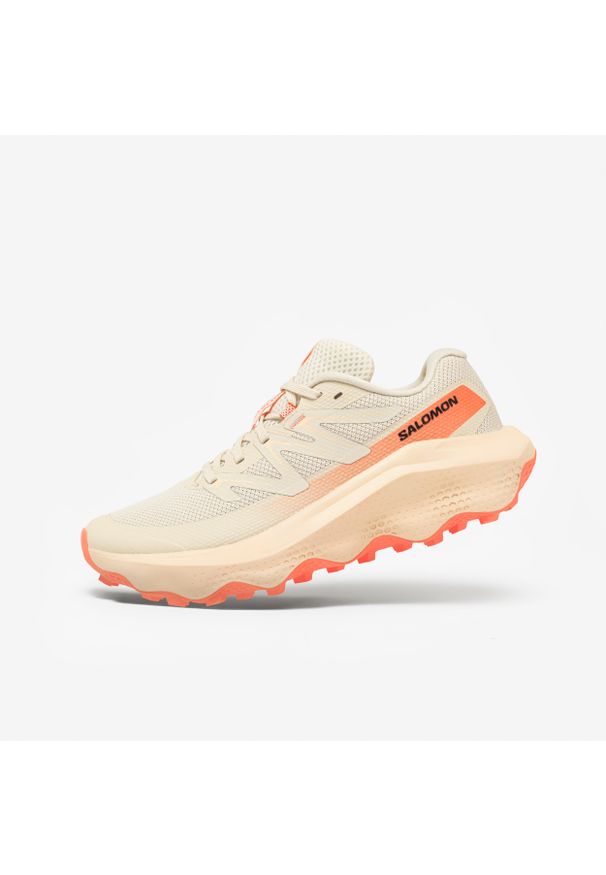 salomon - Buty do biegania w terenie damskie Salomon Ultra Flow 2. Kolor: różowy, wielokolorowy, beżowy. Materiał: guma. Szerokość cholewki: normalna. Sport: bieganie