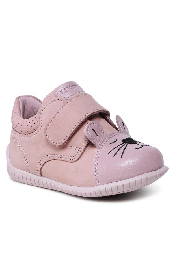 Sneakersy Lasocki Kids CI12-GORKY-10 Lavender Rose. Kolor: różowy. Materiał: nubuk, skóra
