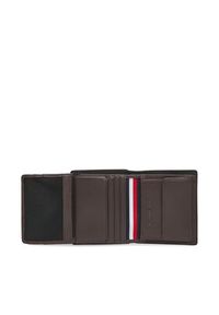 TOMMY HILFIGER - Tommy Hilfiger Duży Portfel Męski Th Corp Trifold AM0AM13742 Brązowy. Kolor: brązowy. Materiał: skóra #3