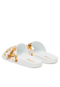 Versace Jeans Couture Klapki 80VA3SQ3 ZS365 G03 Biały. Kolor: biały. Materiał: syntetyk #6