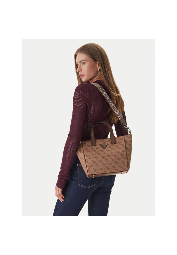 Torebka Guess. Kolor: beżowy