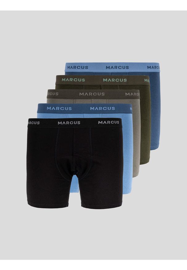 5PAK MĘSKICH BOKSEREK MARCUS UNDERTØJ Roxy Solid Mix 40-200086 7074