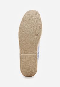 Renee - Niebieskie Espadryle z Plecioną Cholewką przed Kostkę Mokosa. Okazja: na co dzień. Wysokość cholewki: przed kostkę. Kolor: niebieski. Materiał: jeans. Szerokość cholewki: normalna. Styl: elegancki, wakacyjny, casual #9