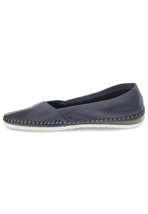 Granatowe Espadryle Lemar Wygodne Obuwie Damskie. Okazja: na co dzień. Kolor: niebieski. Materiał: materiał. Wzór: ażurowy. Sezon: lato. Styl: wakacyjny, klasyczny, casual