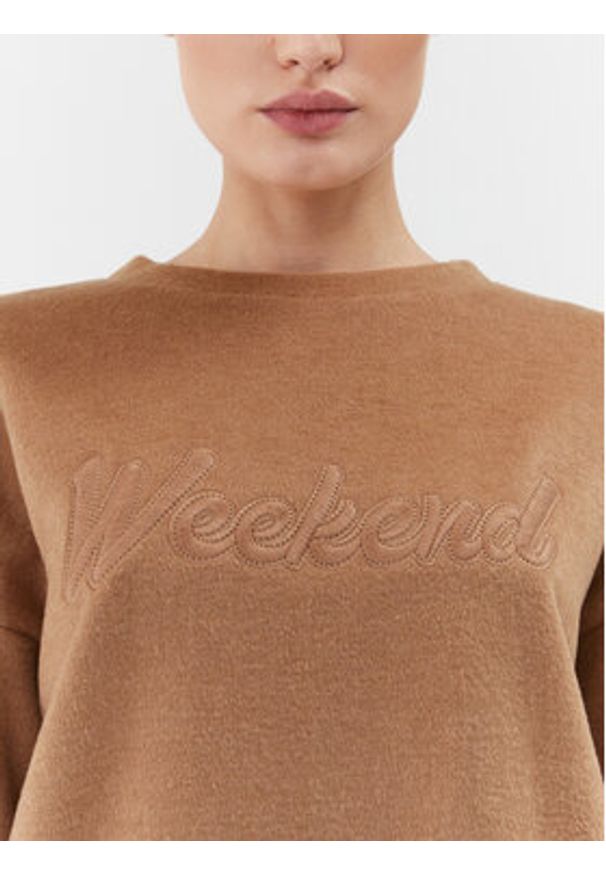Weekend Max Mara Bluza Molveno 2359260233 Brązowy Loose Fit. Kolor: brązowy. Materiał: syntetyk