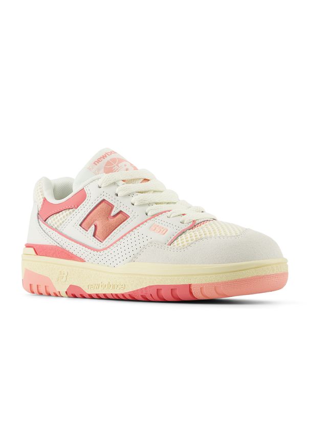 Buty dziecięce New Balance PSB550VR – multikolor. Kolor: wielokolorowy. Materiał: skóra. Szerokość cholewki: normalna