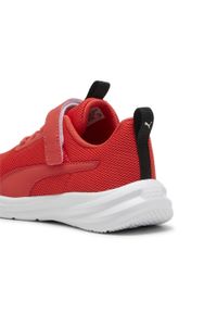 Puma - Dziecięce sneakersy Rickie Runner PUMA Active Red White. Okazja: na co dzień. Kolor: czerwony, wielokolorowy, biały