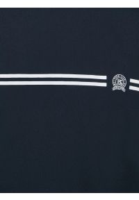 Big-Star - Koszulka męska z nadrukiem granatowa Misser 403. Okazja: na co dzień. Kolor: niebieski. Materiał: jeans, bawełna, skóra. Wzór: nadruk. Styl: casual #6