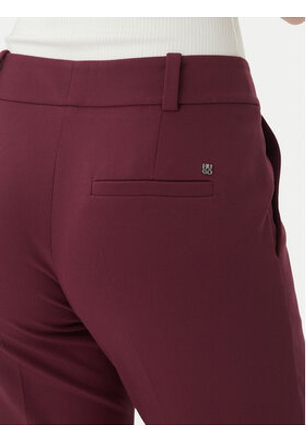 Hugo - HUGO Spodnie materiałowe Hedima-1 50544742 Fioletowy Slim Fit. Kolor: fioletowy. Materiał: syntetyk