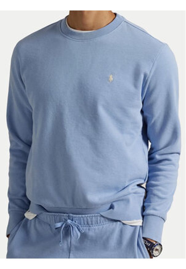 Polo Ralph Lauren Bluza 710916689026 Błękitny Regular Fit. Typ kołnierza: polo. Kolor: niebieski. Materiał: bawełna