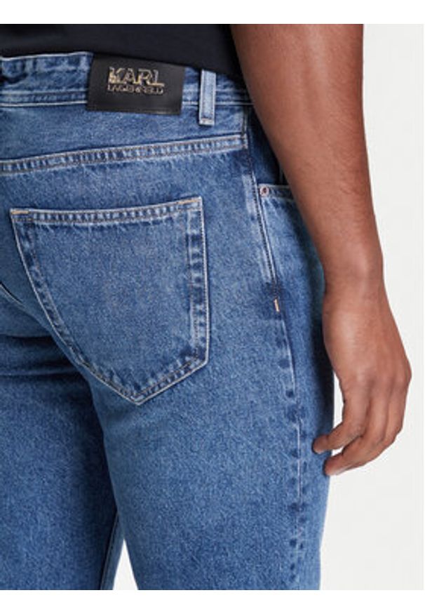 Karl Lagerfeld - KARL LAGERFELD Jeansy 265840 553875 Niebieski Slim Fit. Kolor: niebieski