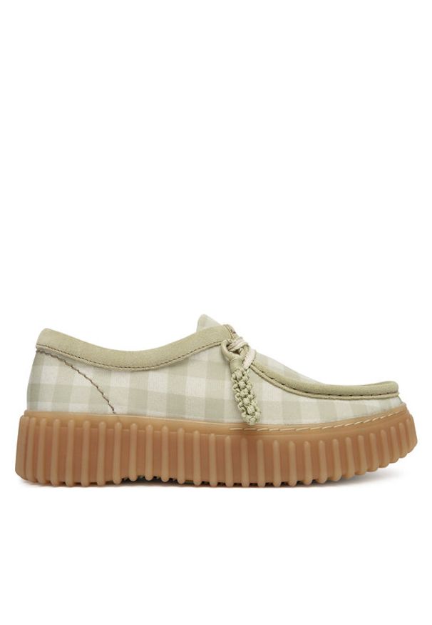 Clarks Półbuty Torhill Bee 26186299 Zielony. Kolor: zielony. Materiał: materiał