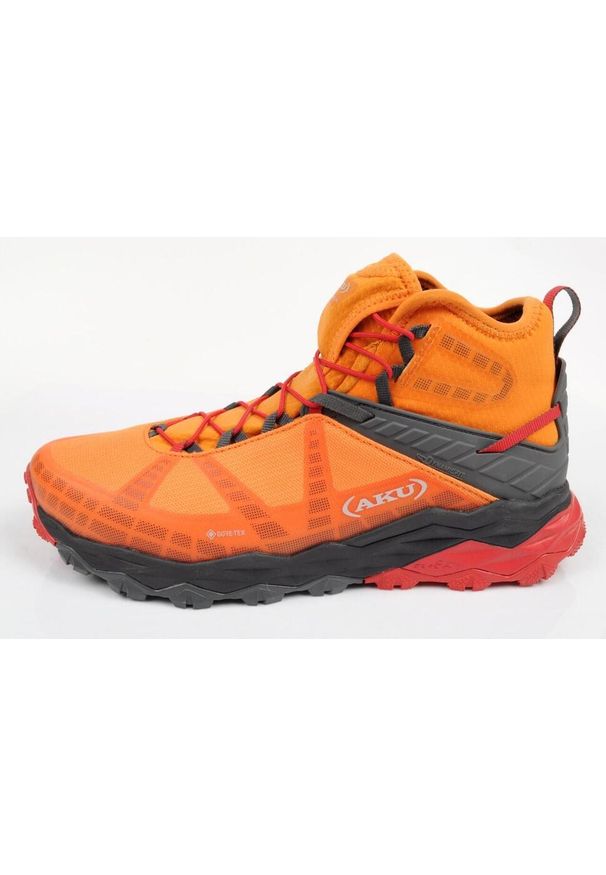 Buty trekkingowe męskie Aku Flyrock GTX. Kolor: pomarańczowy. Szerokość cholewki: normalna
