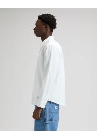 Lee - MESKA KOSZULA LEE WORKWEAR BUTTON DOWN BRIGHT WHITE 112376595. Typ kołnierza: button down #5