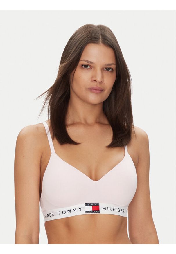 TOMMY HILFIGER - Tommy Hilfiger Biustonosz braletka UW0UW05715 Różowy. Kolor: różowy. Materiał: bawełna