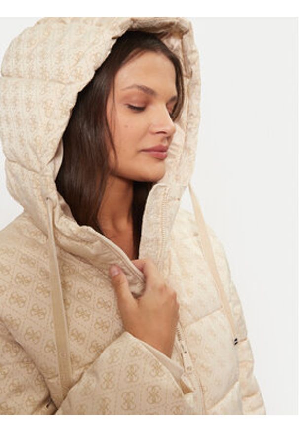 Guess Kurtka przejściowa Daisy W4BL36 WGJZ0 Beżowy Regular Fit. Kolor: beżowy. Materiał: syntetyk