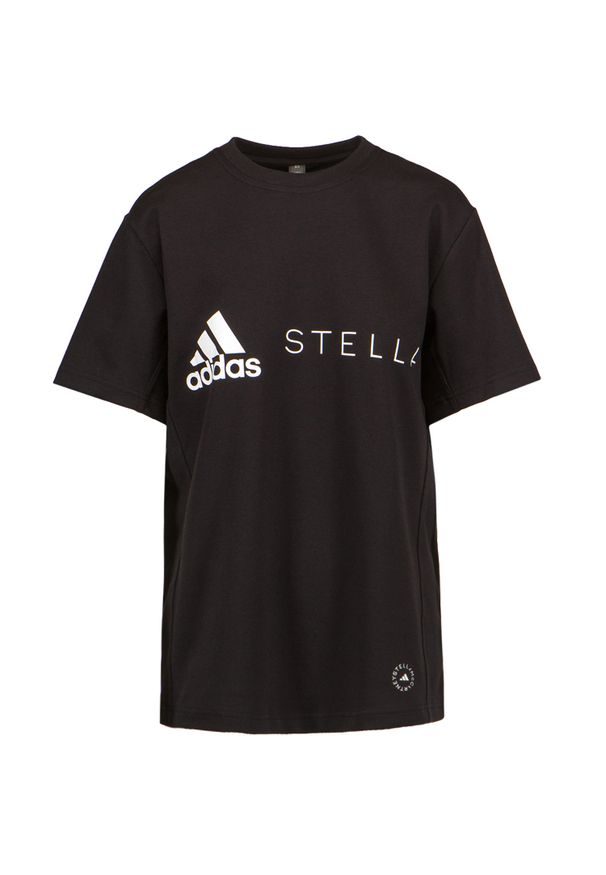 Adidas by Stella McCartney - T-shirt ADIDAS BY STELLA MCCARTNEY LOGO TEE. Materiał: bawełna, materiał. Styl: klasyczny