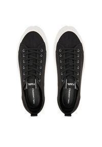 Karl Lagerfeld - KARL LAGERFELD Trampki Kampus Max V KL50526 Czarny. Kolor: czarny. Materiał: materiał #6